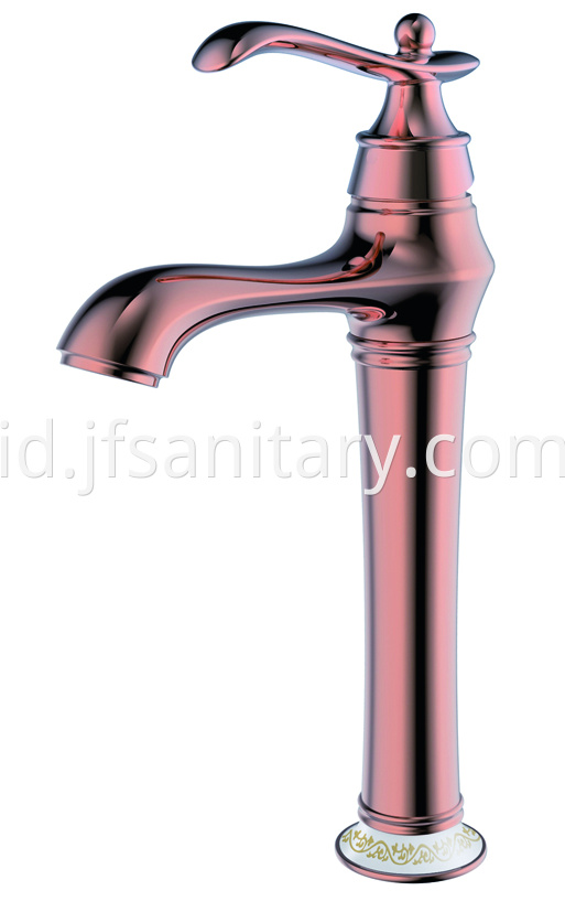 single handle vessel bathroom faucet